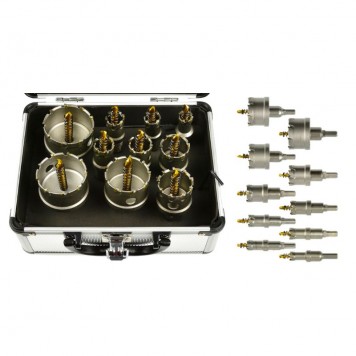 Kroņurbju komplekts metālam 10gab. (KD10061)