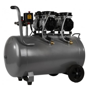 Bezeļļas kompresors 100l, 2x1500w (KD1398)-2