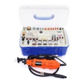 Mini slīpmašīna 270W +piederumi 218gab. (KD10754)