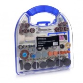 Aksesuāru Komplekts Mini Slīpmašīnai, 300Gab. (KD10755)