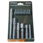 Adapteru un uzgaļu komplekts 16gab. (KD10955)